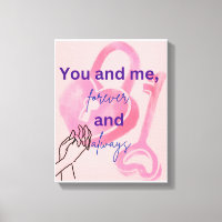 Arte mural romántico para parejas - Decoración per