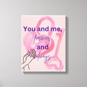 Arte mural romántico para parejas - Decoración per