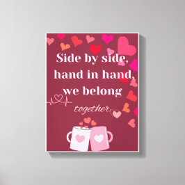 Arte mural romántico para parejas - Decoración per