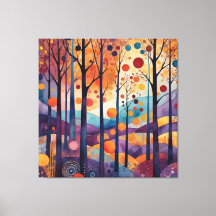 Arte mural vibrante, impresiones artísticas, habit