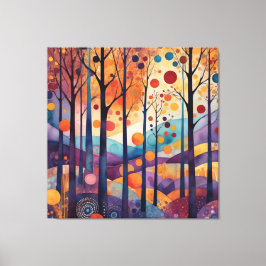 Arte mural vibrante, impresiones artísticas, habit