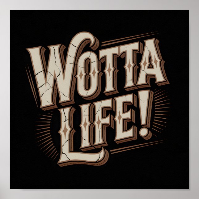 Arte mural Wotta Life (Frente)