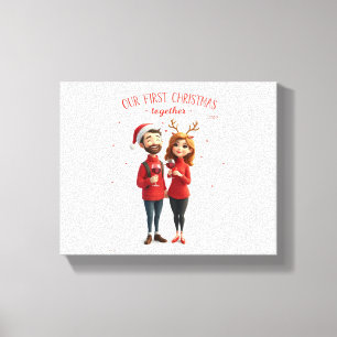 Arte mural y decoración de la primera Navidad