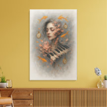 Arte Musical Abstracto | Piano Surrealista