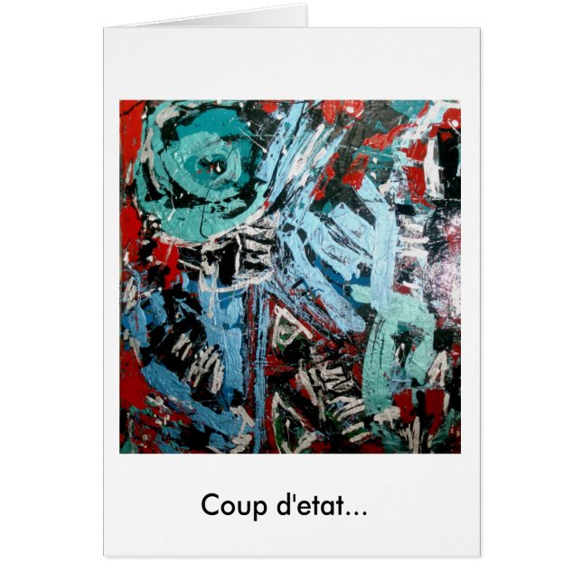 Arte negro del expresionista abstracto (Frente)