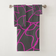 Arte Neon Pink and Gray Line