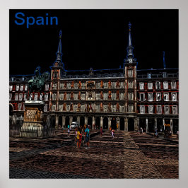 Arte nocturno neón de Madrid