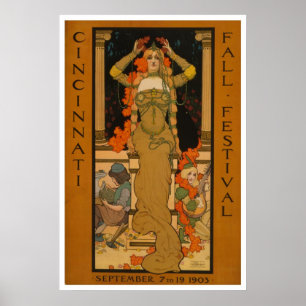 Arte Nouveau del festival de la caída de