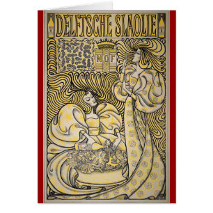 Arte Nouveau Delftsche Slaolie Delft