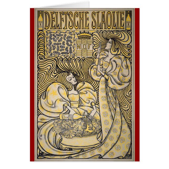 Arte Nouveau Delftsche Slaolie Delft (Frente)