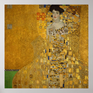 Arte Nouveau vintage Adele Bloch-Bauer I por Klimt