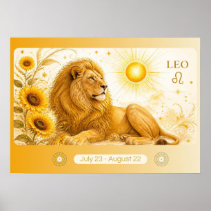 Arte Nuevo Arte de Pared Leo Zodiaco