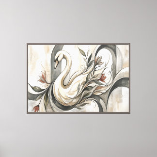 Arte Nuevo Poster de Arte de Pared de Cisne Botáni
