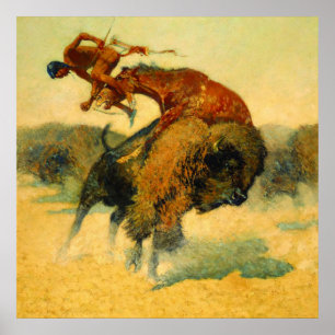 Arte occidental de Frederic Remington "Episodio: B