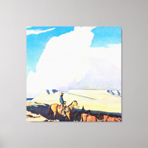 Arte occidental de "Open Range" por Maynard Dixon