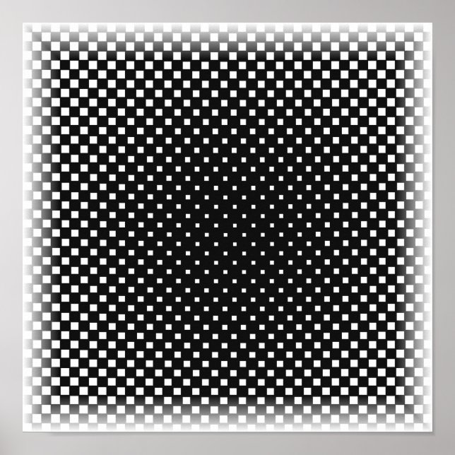 Arte Óptico - Impresión de Ilusión Óptica (Frente)