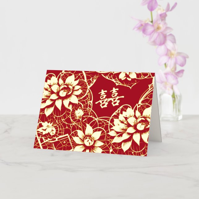 Arte Oriental Deco Florales | Doble Felicidad (Orquídea)