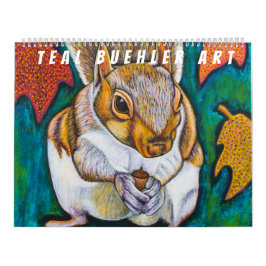 Arte original - calendario de los animales y de