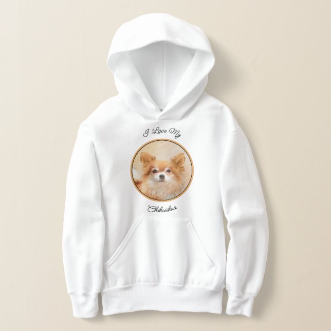Arte original de la pintura de perro de Chihuahua, (Distribución )