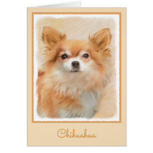 Arte original de la pintura de perro de Chihuahua,