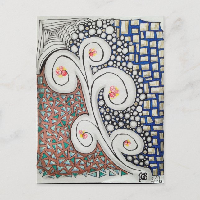 Arte original de postal (Anverso)