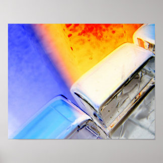 Arte original: "geometría ligera: hielo de fuego"