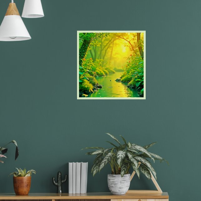 Arte Pacífico Corriente del Bosque Dorado (Salón 1)
