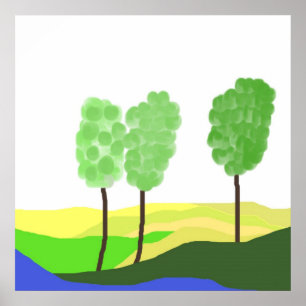 arte paisajístico abstracto