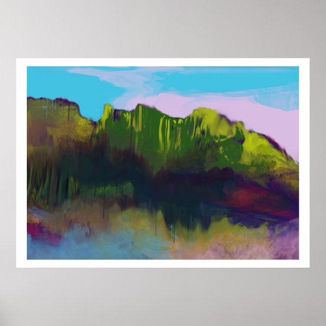 Arte paisajístico de Robbin-egg-blue-sky (Frente)