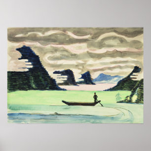 Arte paisajístico del lago Ernst Ludwig Kirch