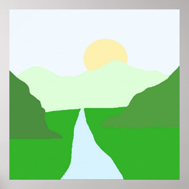 arte paisajístico hermoso (Frente)