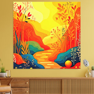 Arte paisajístico otoñal