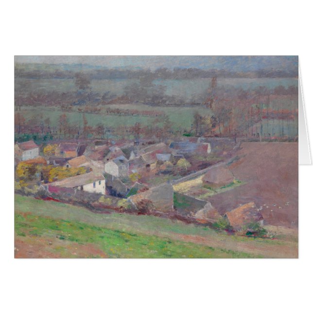 Arte paisajístico Theodore Robinson "Bird's eye vi (Anverso (Horizontal))
