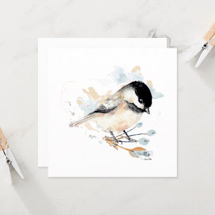 Arte para aves acuáticas de Chickadee