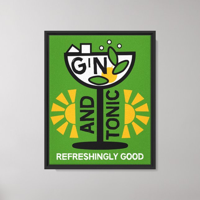 Arte para bebedores de Gin y Tónico (Anverso)
