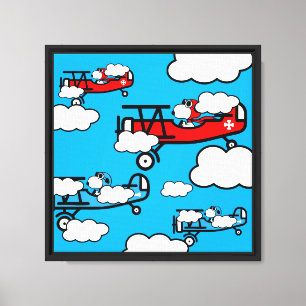 Arte para guardería de piloto animal