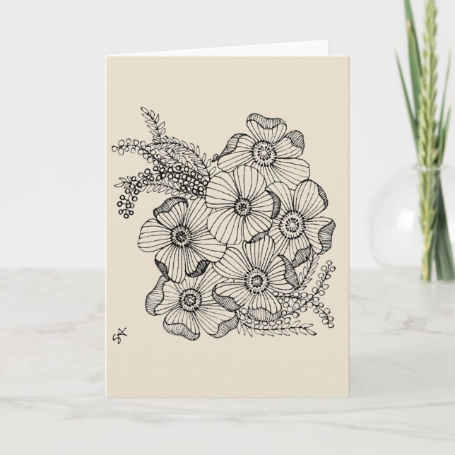 arte para la tarjeta de felicitación de la caridad (Anverso)