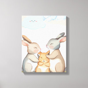 Arte para pared de guardería - Impresión en lienzo