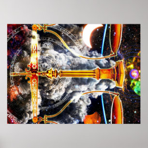 Arte Pared único de Libra Zodiac   Ideas de regalo