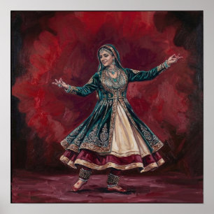 Arte patrimonial de danza clásica Kathak real Mudr