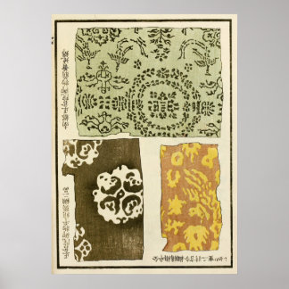Arte patrimonial de la dinastía Qing china de 1871
