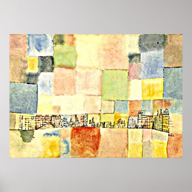 Arte Paul Klee - Neuer Stadtteil en M (Frente)