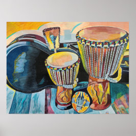Arte personalizado con Djembes