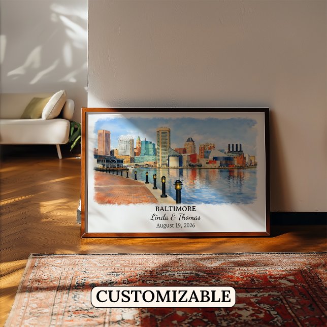 Arte personalizado de Baltimore, Póster de Marylan (Subido por el creador)