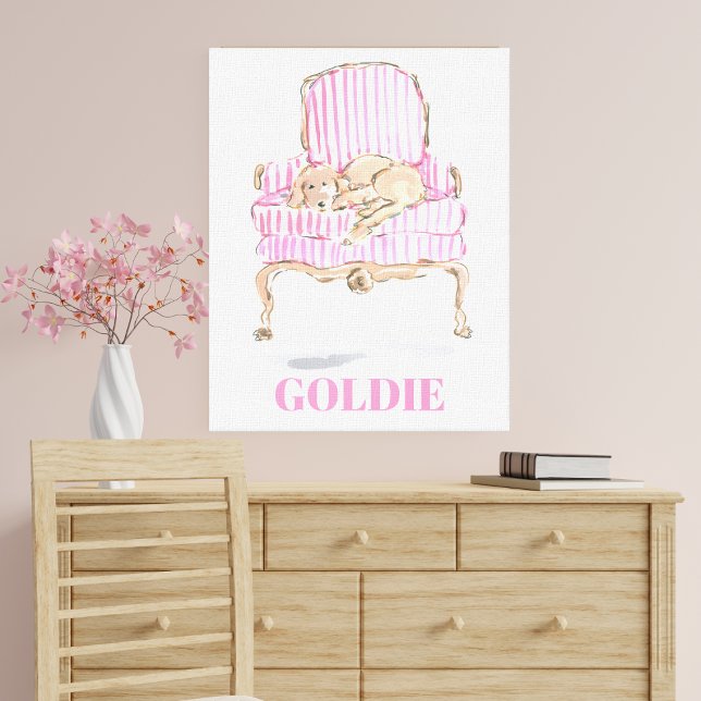 Arte personalizado de Golden Retriever Amante de p (Subido por el creador)