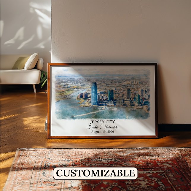 Arte personalizado para pared de Jersey City, Póst (Subido por el creador)