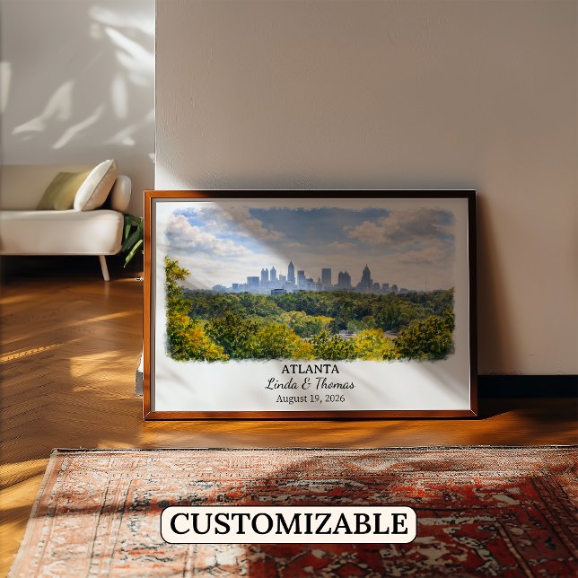 Arte personalizado para paredes de Atlanta, Póster (Subido por el creador)