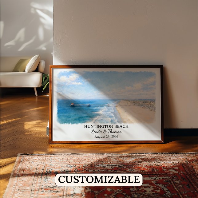 Arte personalizado para paredes de Huntington Beac (Subido por el creador)