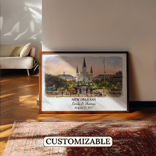 Arte personalizado para paredes de Nueva Orleans, 