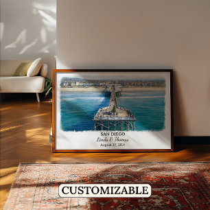 Arte personalizado para paredes de San Diego, Póst